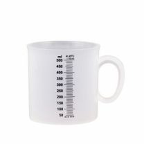 Reklamowy kubek z uchem i miarką - 500 ml - MIAR3 - Agencja Point
