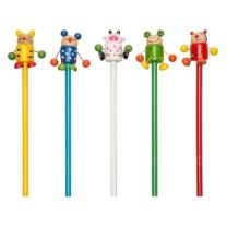 Reklamowy ołówek ze zwierzątkiem, mix wzorów - V6567-00 - Agencja Point