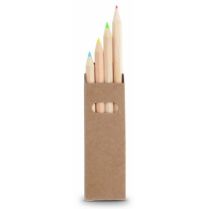 Reklamowy zestaw 6 kredek z temperówką - V7831/A-05 - Agencja Point