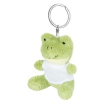 Sallie, pluszowa żaba 8 cm, brelok reklamowy z logo - HE741-06 - Agencja Point