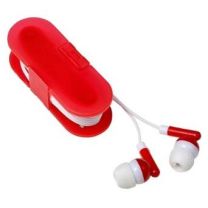 Słuchawki douszne w etui z logo - V3822-05 - Agencja Point