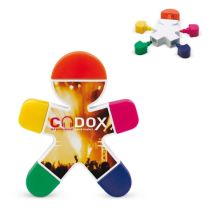 Zakreślacz - ludzik 3 w 1 z nadrukiem logo - LT81487 - Agencja Point