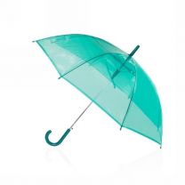 Automatyczny parasol transparentny z nadrukiem logo, Ø100 cm - V9406 - Agencja Point