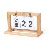 Bambusowy kalendarz biurkowy z logo - V0261-16 - Agencja Point