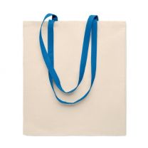 Bawełniana torba reklamowa 140 g z kolorowymi uchwytami - MO6437 - Agencja Point