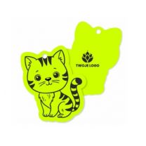 Brelok odblaskowy - kotek z logo firmy - ODBL-01 - Agencja Point