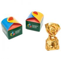 Czekoladka reklamowa - cukierek w pudełeczku z logo - Agencja Point - CZEK-03.12