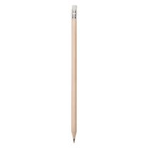 Drewniany reklamowy ołówek z gumką, logo -V7682-00 - Agencja Point