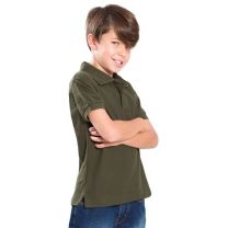 Dziecięca koszulka polo 210 g z nadrukiem logo - KOSZ-J56 - Agencja Point