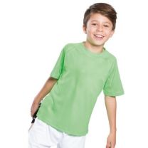 Dziecięca koszulka sportowa 130 g z nadrukiem logo - KOSZ-J42 - Agencja Point
