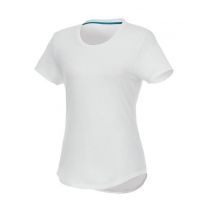 Koszulka damska z recyklingu z nadrukiem logo - 37501 - Agencja Point