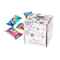 Mieszanka świąteczna - czekoladki w pudełku z logo firmy - CZEK-21.56 - Agencja Point