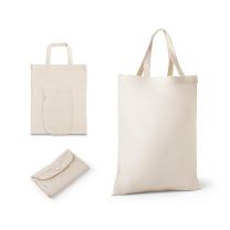 Reklamowa, składana torba 120 g - bawełna z recyklingu - V1075-00 - Agencja Point