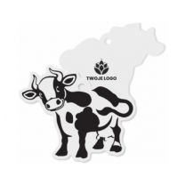 Brelok odblaskowy - krowa z logo firmy - ODBL-07 - Agencja Point