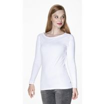 Reklamowy damski T-shirt z długim rękawem 180 g z logo - KOSZ-P26 - Agencja Point