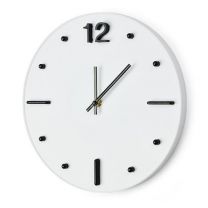 Reklamowy zegar ścienny TECHNO z logo - 03068 - Agencja Point