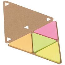 Reklamowy zestaw do notatek, karteczki samoprzylepne "trójkąt" - V2985 - Agencja Point