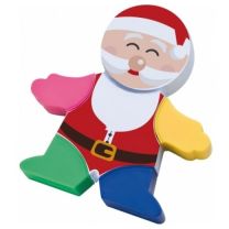 Świąteczny zakreślacz Mikołaj z nadrukiem logo - 827906 - Agencja Point