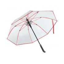 Transparentny parasol automatyczny VIP z logo, Ø103 cm - 56-01034 - Agencja Point