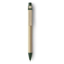 Ekologiczny długopis z papierowym trzonem i kolorowymi elementami
