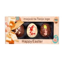 Wielkanocne czekoladki z logo firmy - CZEKO-20.23 - Agencja Point