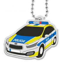 Zawieszka odblaskowa - samochód policyjny - Agencja Point