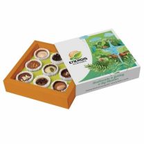 Bombonierka reklamowa - 9 belgijskich pralin - Agencja Point