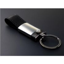 Brelok reklamowy skórzany z kamieniem księżycowym, z logo - 1295095 - Agencja Point