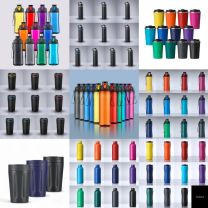 Butelki, termosy i kubki Colorissimo i Primo z logo - Agencja Point - LA01