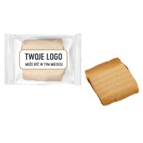 Ciastka reklamowe - mini szarlotka w saszetce z logo - CIAS-09.48 - Agencja Point