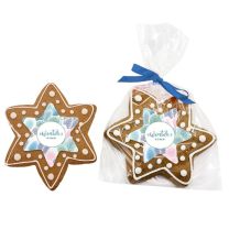 Ciastko gwiazdka z logo firmy - CIAS-21.86 - Agencja Point