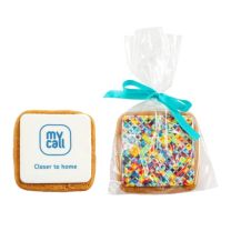 Ciastko reklamowe - nadruk na ciastku, różne kształty - CIAS-09.27 - Agencja Point