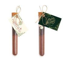 Czekolada do picia z dodatkami, w fiolce z logo firmy - Agencja Point - CZEK-21.33