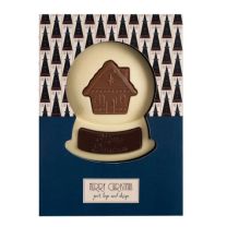 Czekolada reklamowa - zimowa kula - CZEK-0592A - Agencja Point