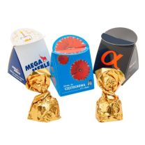 Czekoladka - cukierek w pudełeczku z nadrukiem logo - Agencja Point - CZEK-03.08