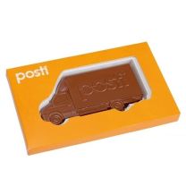 Czekoladowa wiadomość - czekoladowy telegram z logo - Agencja Point