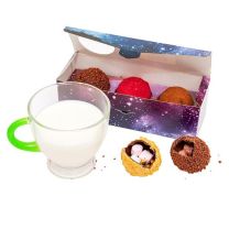 Czekoladowe kule reklamowe do rozpuszczenia w mleku - CZEK11 - Agencja Point