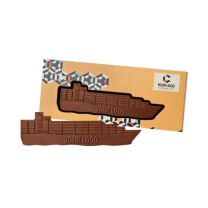 Czekoladowy kontenerowiec z logo firmy - Agencja Point - CZEK-0314KONT