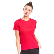 Damska koszulka sportowa 130 g, z nadrukiem logo - KOSZ-J36 - Agencja Point