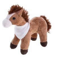 Deacon, pluszowy koń 15 cm, maskotka reklamowa z logo - HE483-16 - Agencja Point