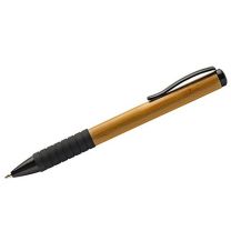 Długopis z trzonem z papieru z recyklingu i kolorowymi elementami