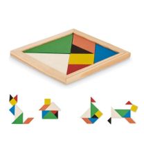 Drewniana gra logiczna z logo firmy - MO6693-40 - Agencja Point