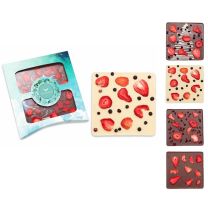 Duża czekolada z owocami 140 g, z nadrukiem logo - CZEKO32 - Agencja Point