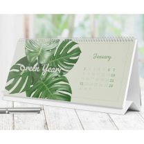 Ekologiczny kalendarz biurkowy spiralowany z logo firmy - CR-02 - Agencja Point