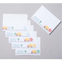 Ekologiczny notes samoprzylepny z animacją, z nadrukiem logo - PM004 - Agencja Point