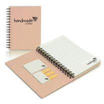 Ekologiczny, reklamowy notes na spirali, karteczki samoprzylepne z logo - PM365-ECO - Agencja Point