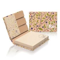 Ekologiczny, reklamowy notes samoprzylepny z papieru z trawy z logo - PM100-GRASS - Agencja Point