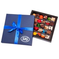 Ekskluzywna bombonierka reklamowa z logo firmy - BOM38 - Agencja Point