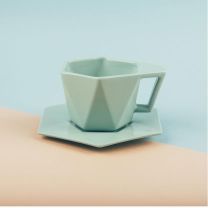 Filiżanka reklamowa Triangle 200 ml, z logo - AV-07 - Agencja Point