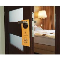 Hotelowa zawieszka informacyjna z nadrukiem logo - 116012110 - Agencja Point